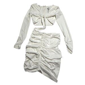 Superdown Rubena Mini Dress in White